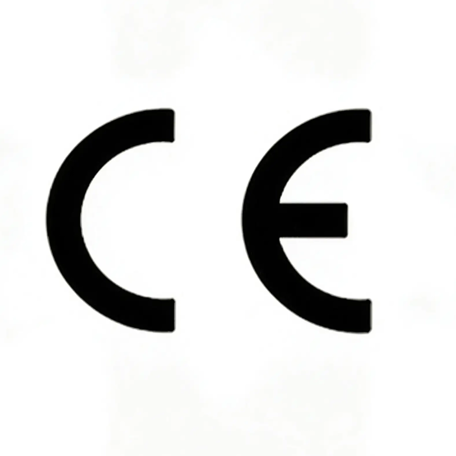 CE Marking European Conformity CE certification mark ensuring compliance with European Union market safety standards.