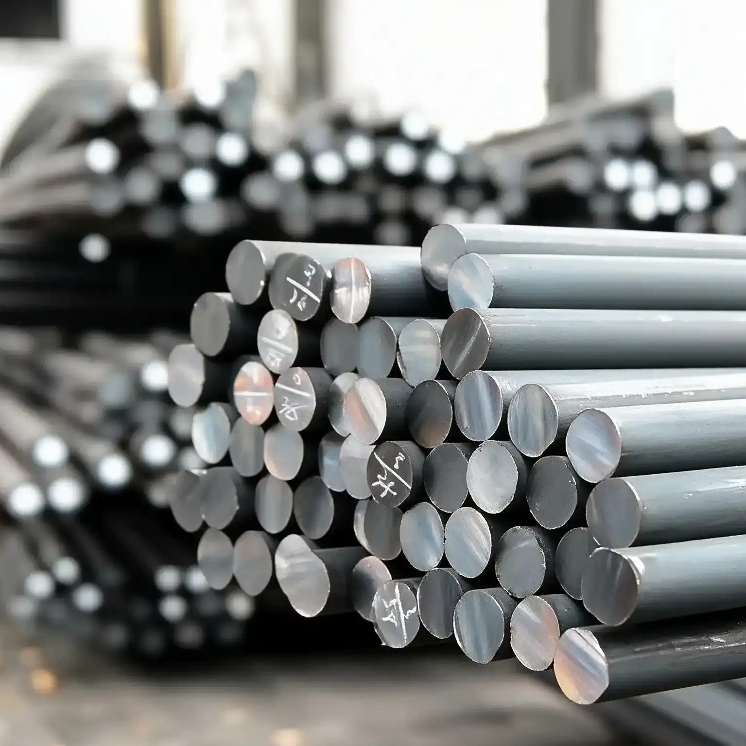 Bulk stock of pure aluminum rods