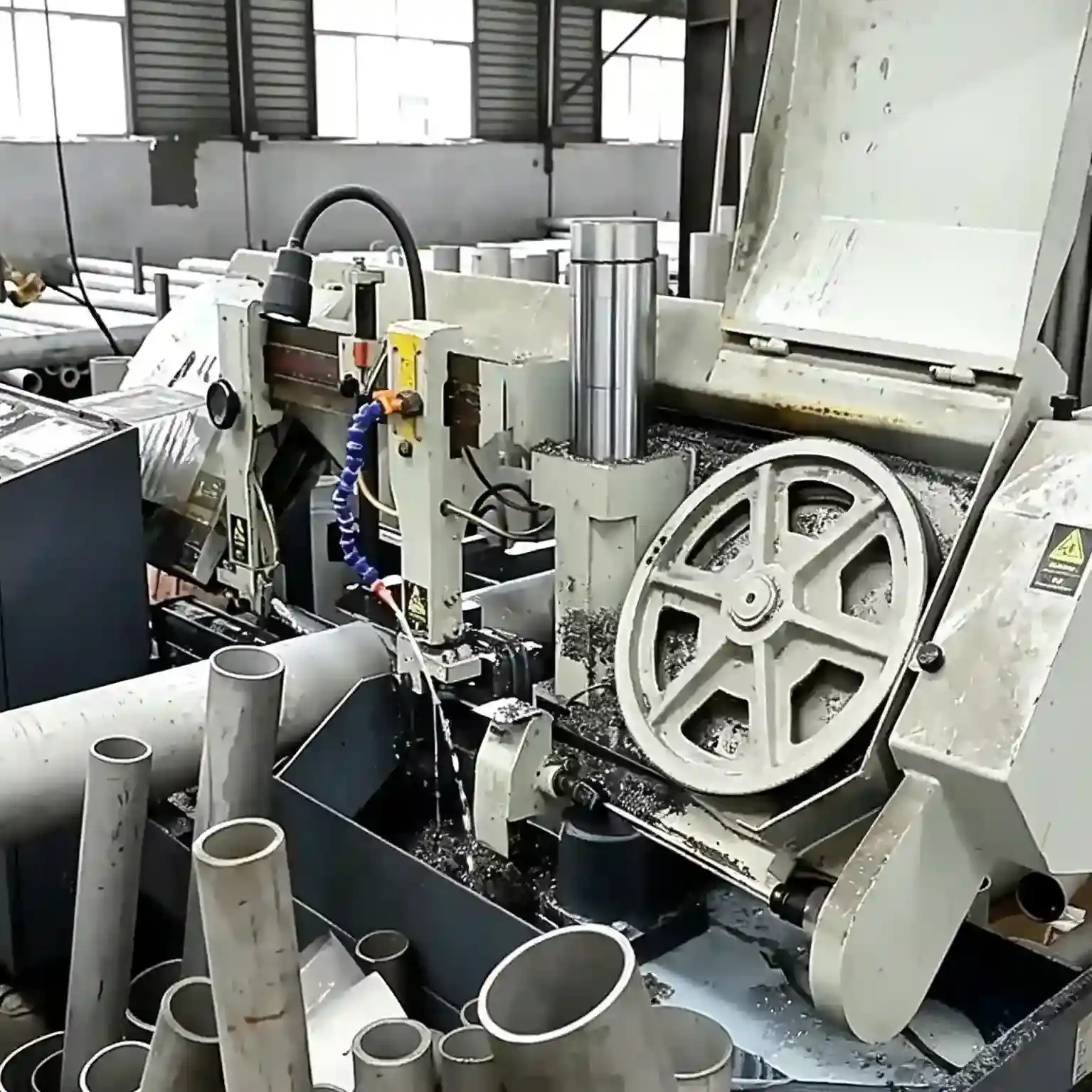 Aluminum cutting and machining service for custom plate sizes.