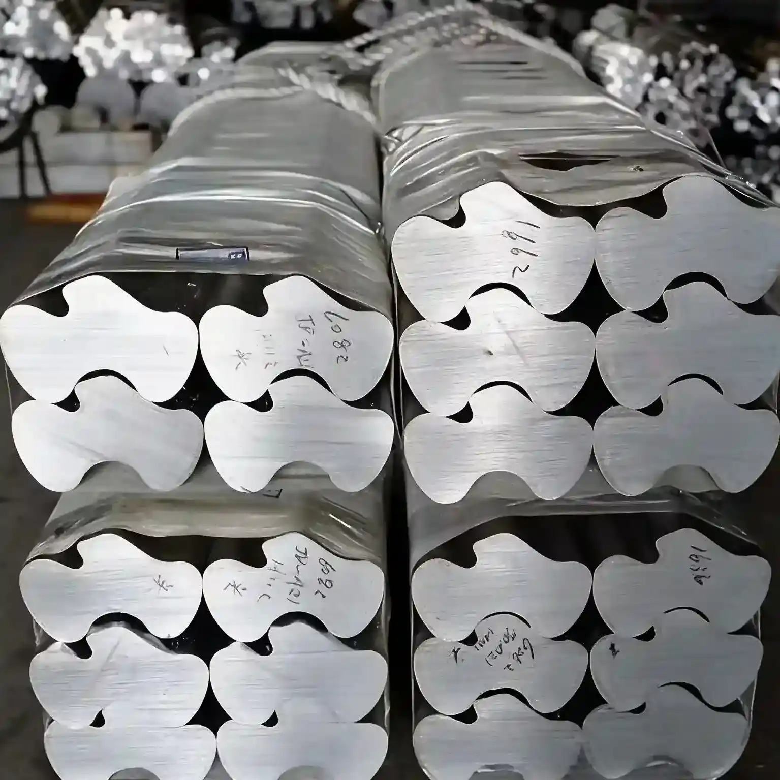 Custom aluminum extrusion profiles with precise sections