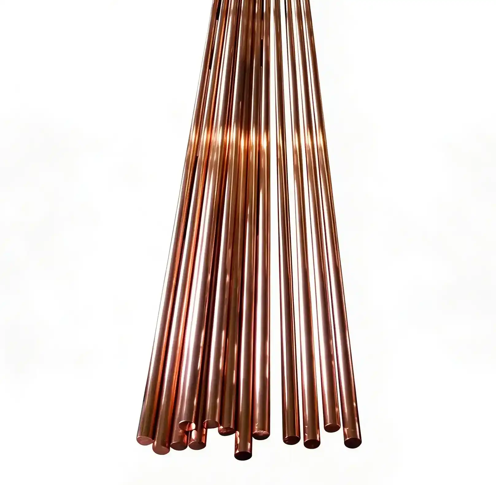 High conductivity pure copper rod samples